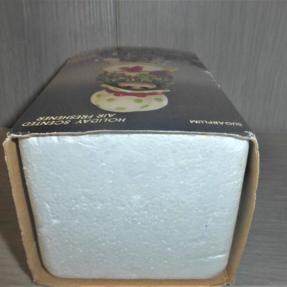 BX55 Sugarplum Holiday SCENTED AIR FRESHENER 5" Bisque Porcelain Doll Handcrafte - Picture 4 of 11